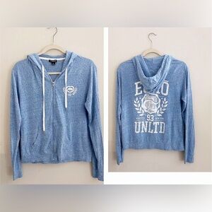 Ecko Unltd Y2K Bling Back Hoodie Jacket Casual Comfy School